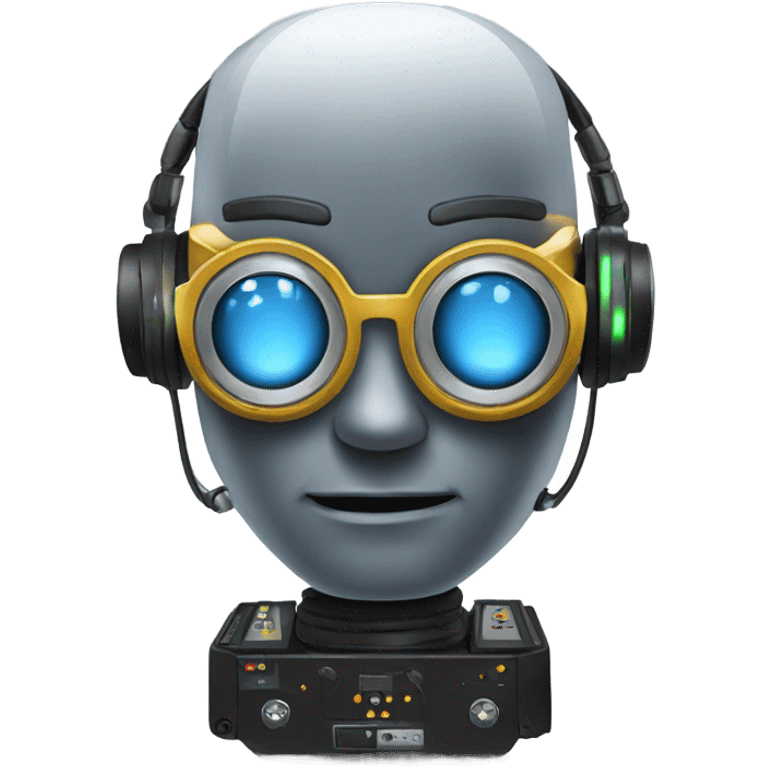 Robot DJ emoji