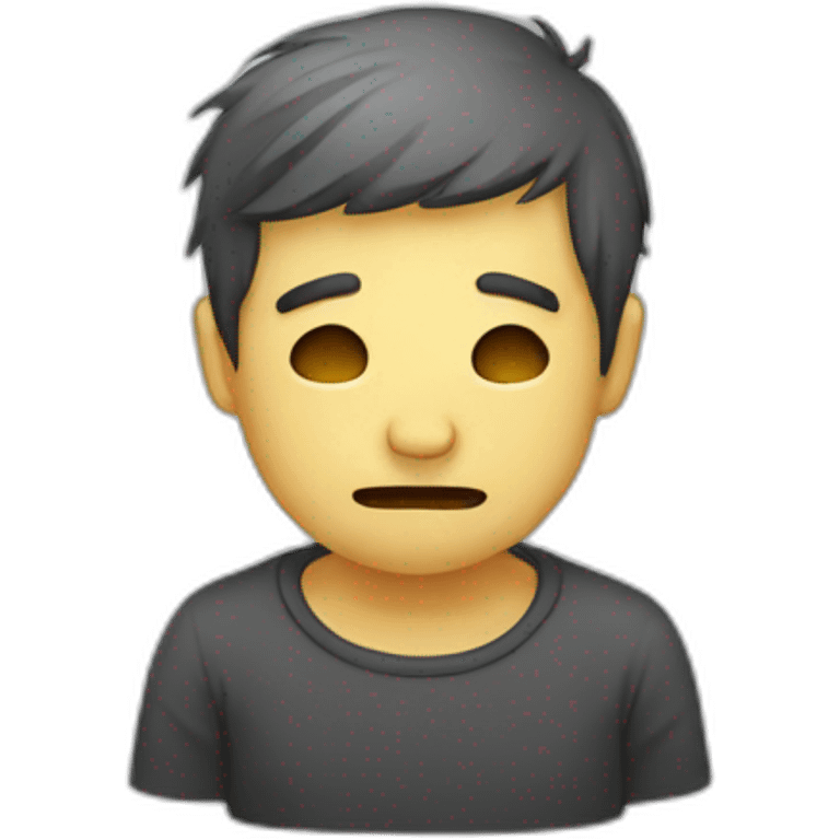 Homme depressif emoji