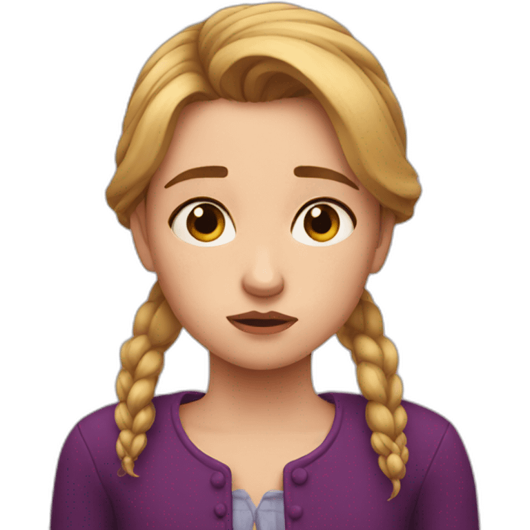 Sad anna emoji