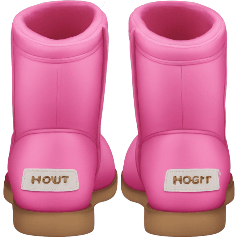 pink uggs shoes emoji