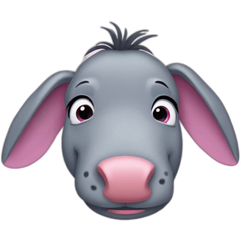 pink eeyore emoji