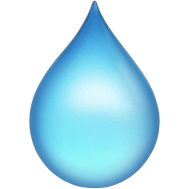 water drop emoji