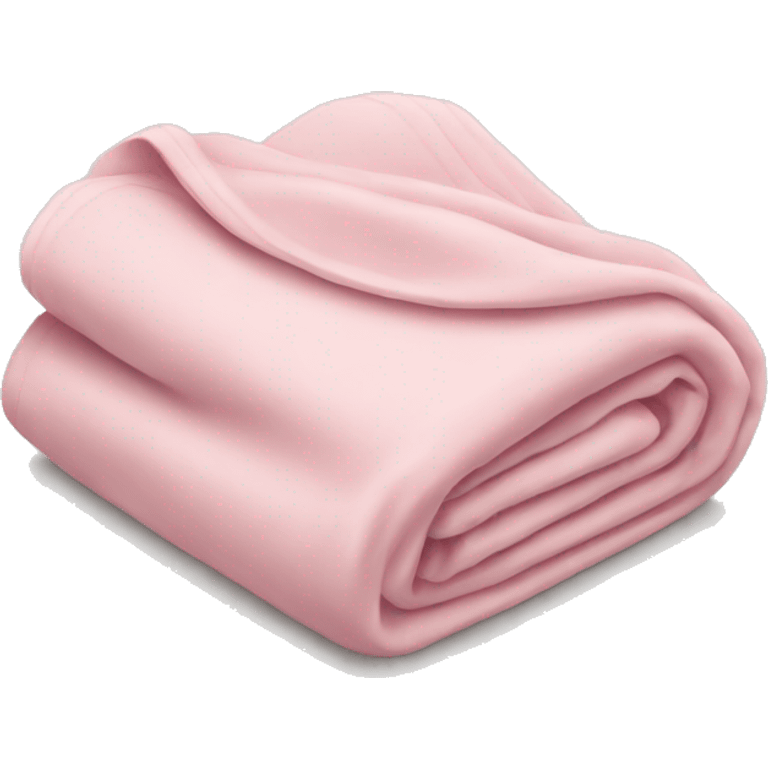 Light pink folded blanket  emoji