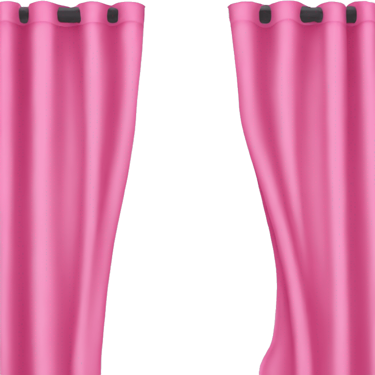 Pink curtains  emoji