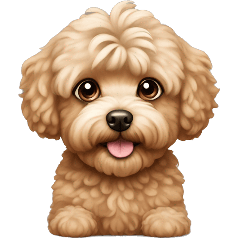 brown maltipoo  emoji