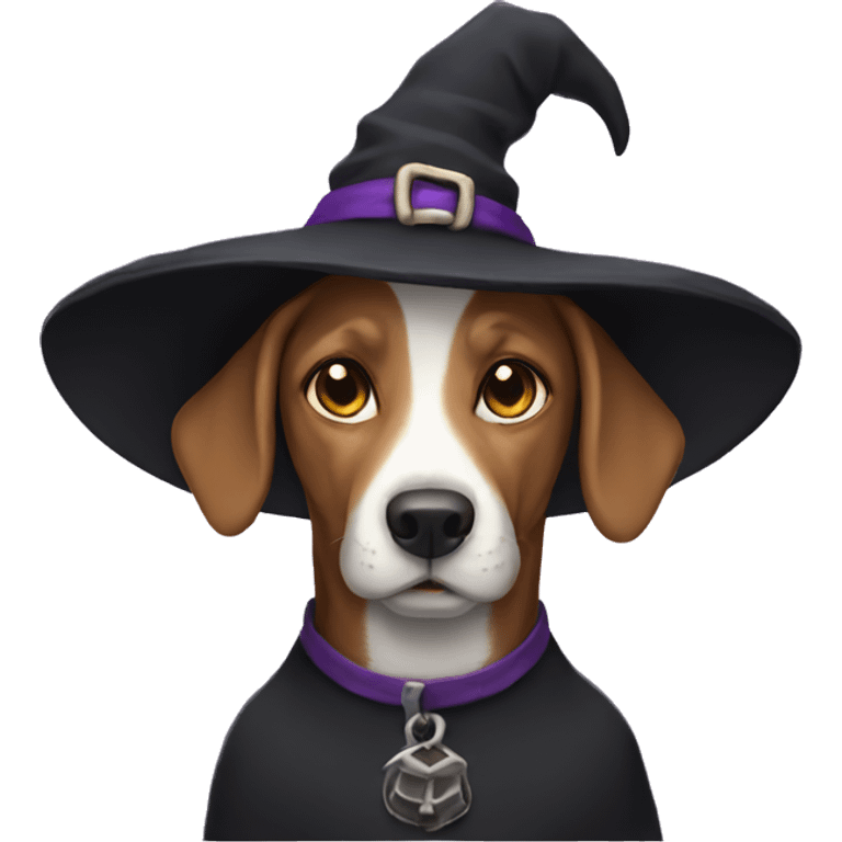 Dog witch  emoji