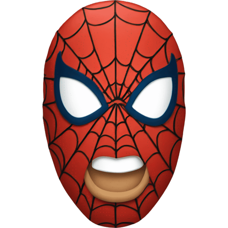 Spiderman mask emoji