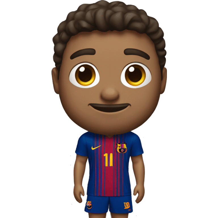 Écureuil avec un maillot du fc Barcelone  emoji