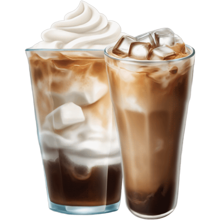 Ice coffee  emoji