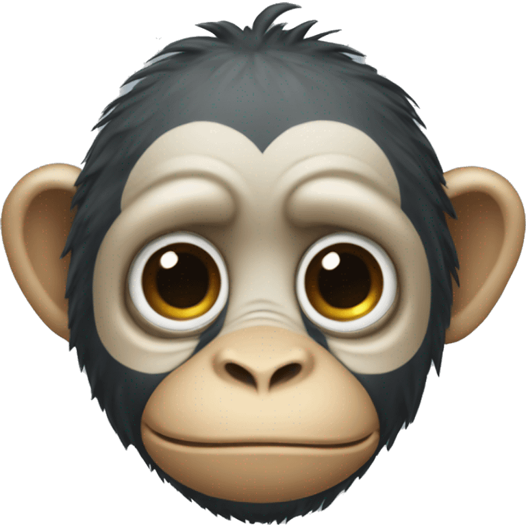 Whale monkey with 300 bands emoji