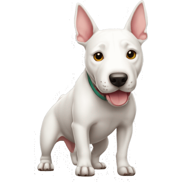 Bull terrier full body emoji