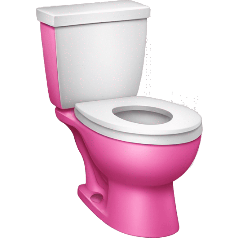 Pink toilet  emoji