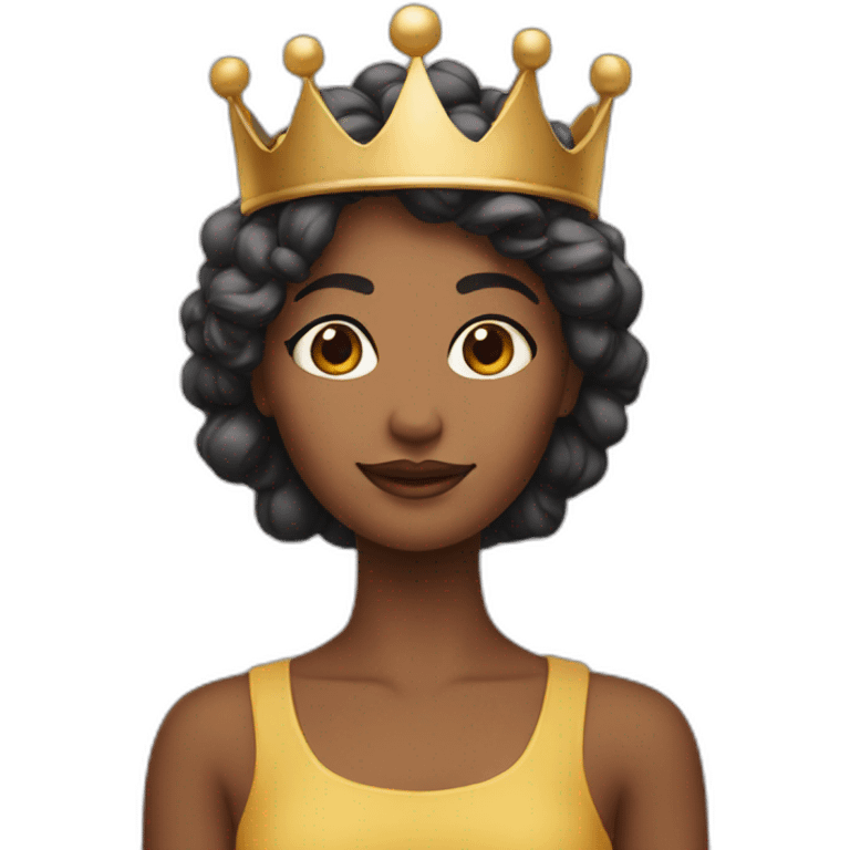 crown girl  emoji