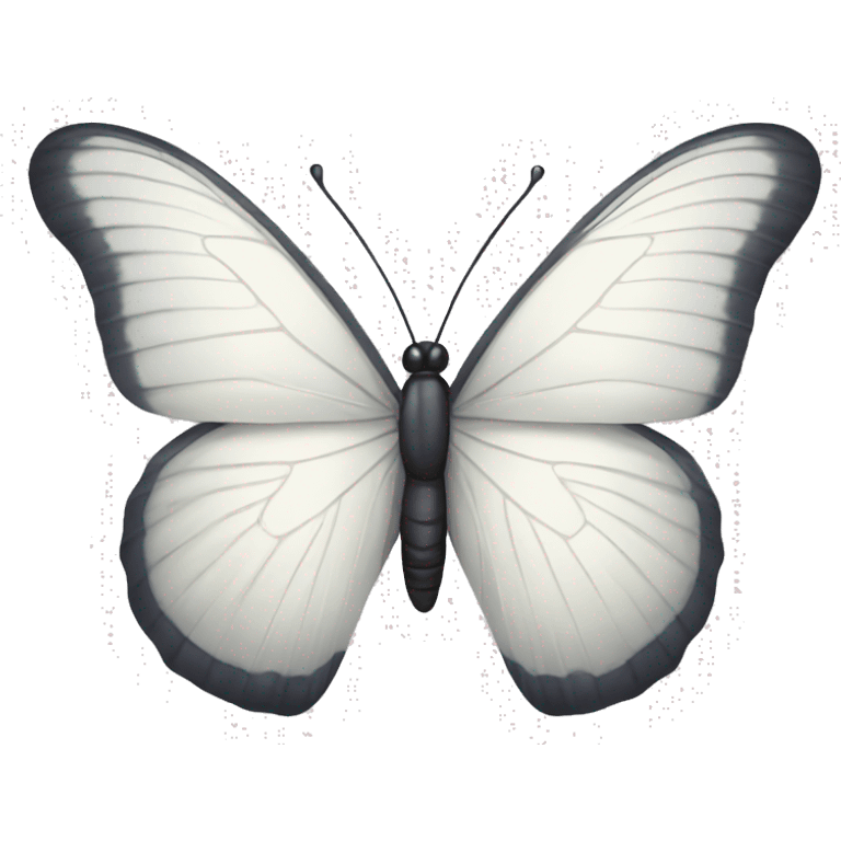 White Butterfly  emoji