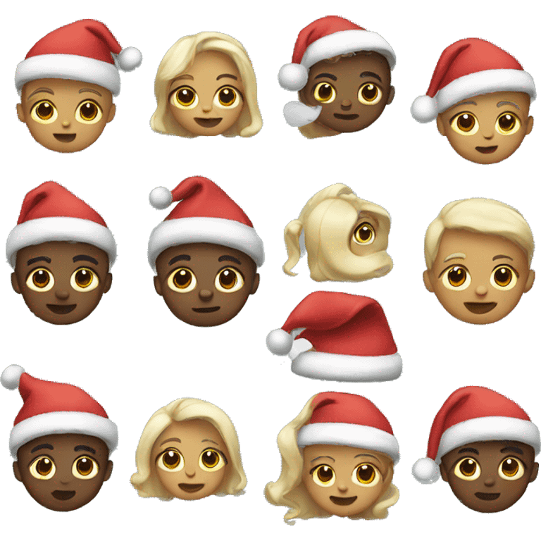 Cute Christmas emojis  emoji