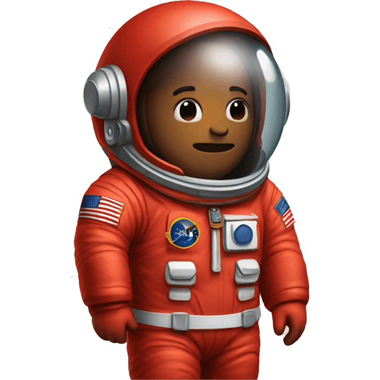 "Among us" red astronaut emoji