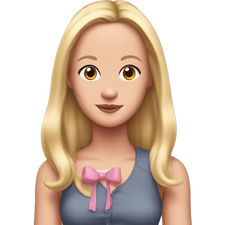 Regina George with bunny ears emoji