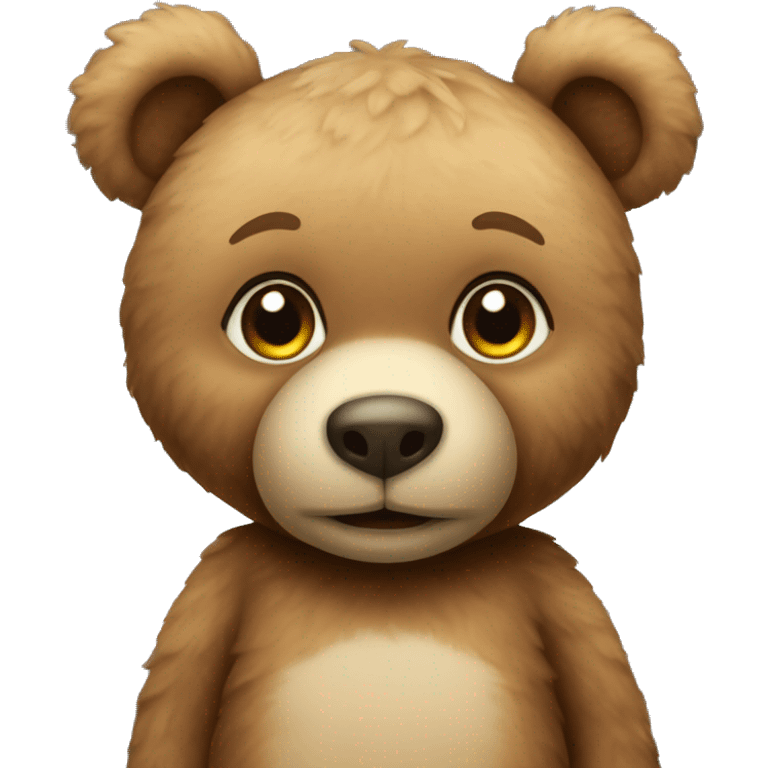 Teddy bear inlove emoji