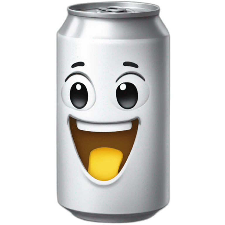 Beer can laughing emoji emoji