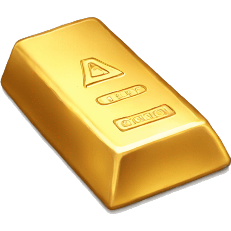 Gold bar emoji