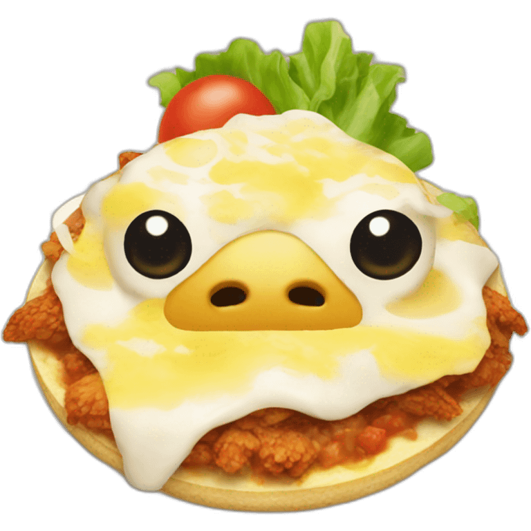 chicken-tostada-no-face emoji