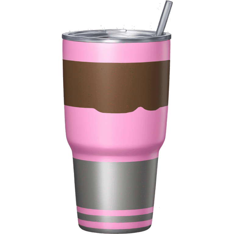 Pink Stanley tumbler emoji