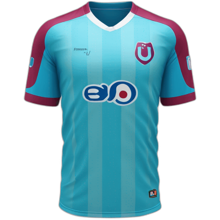 Trabzonspor stryped football jersey emoji