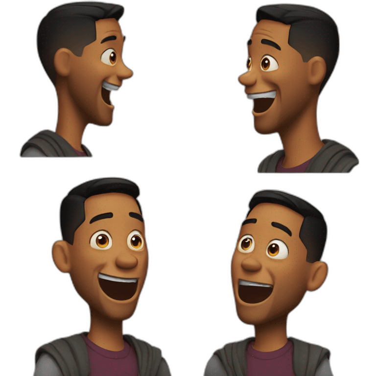 Will smith happy surprised emoji