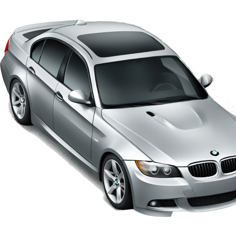 Silver bmw e90 emoji