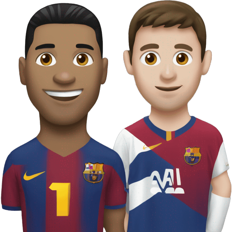 ronaldo and messi emoji