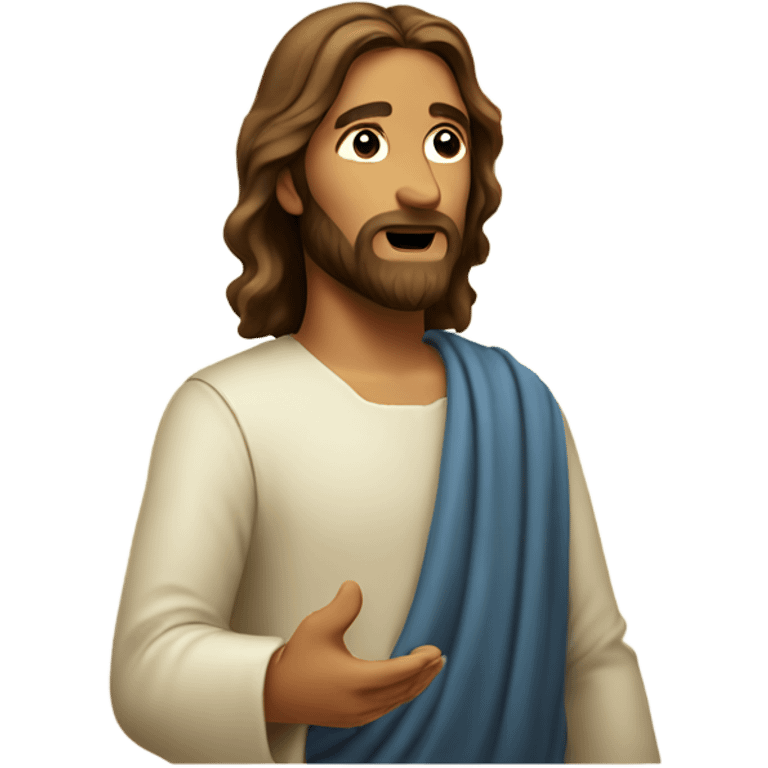 Jesus minding his business  emoji