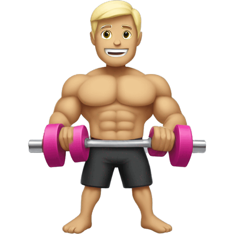 a dumbbell emoji