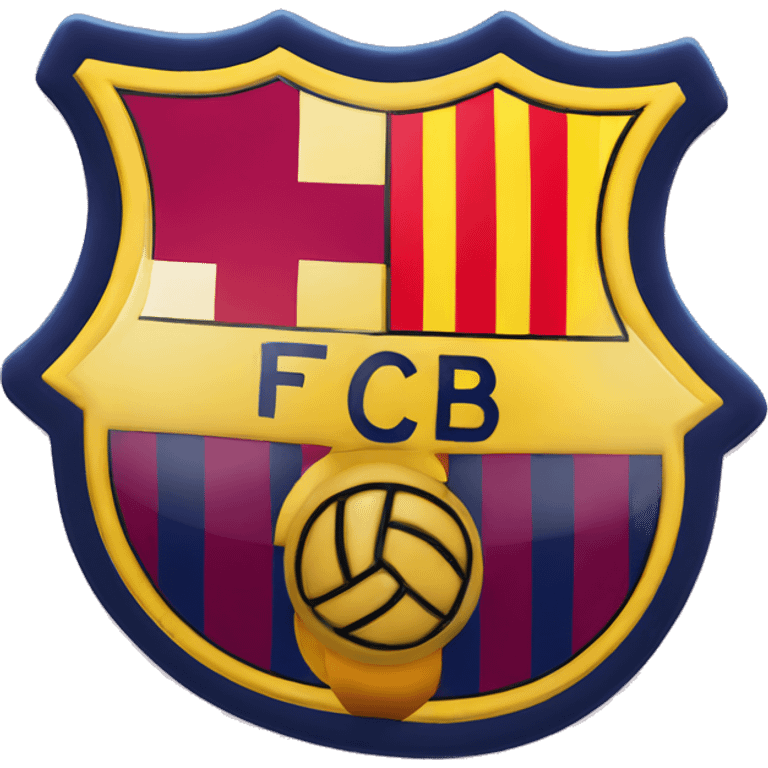 Fc Barcelona logo emoji