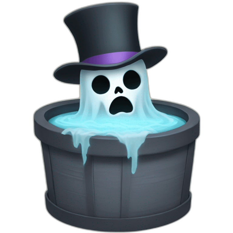 Hatbox-ghost emoji