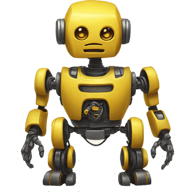 yellow robo emoji