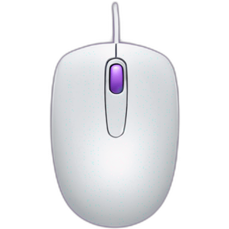 computer mouse over purple rectangle emoji