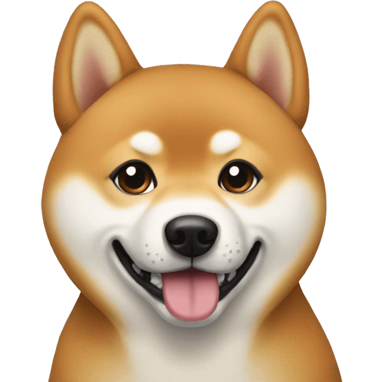 a shiba dog with drooping eyebrows emoji