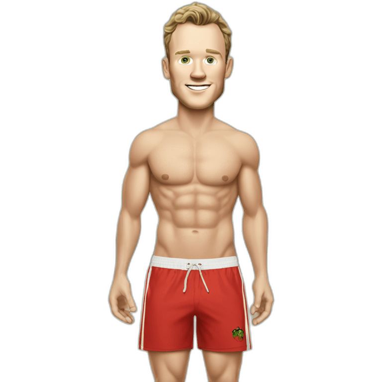 Jonathan Toews as a beach body emoji