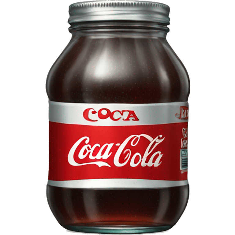 A jar of Coca-Cola emoji