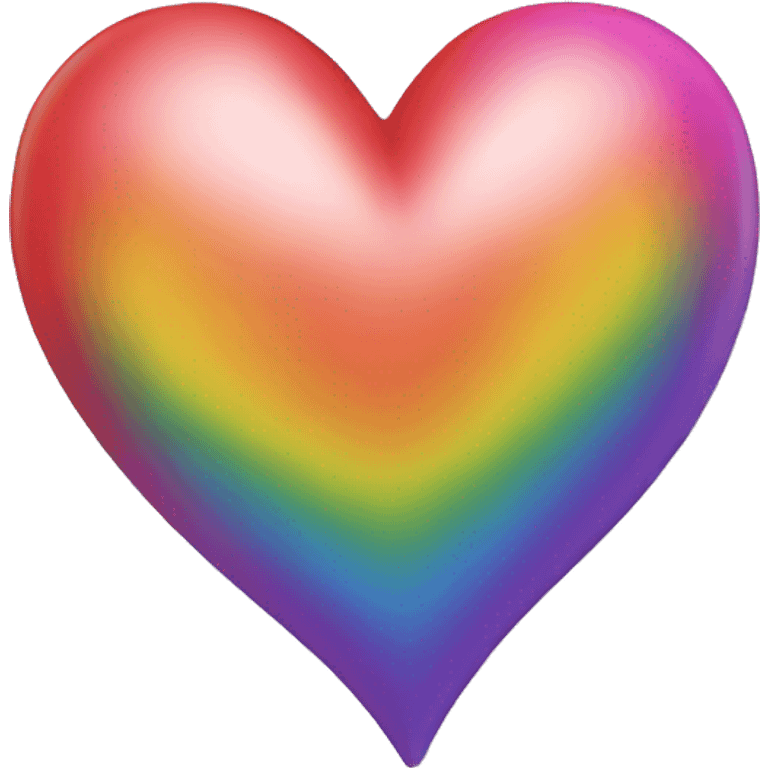 Rainbow heart emoji