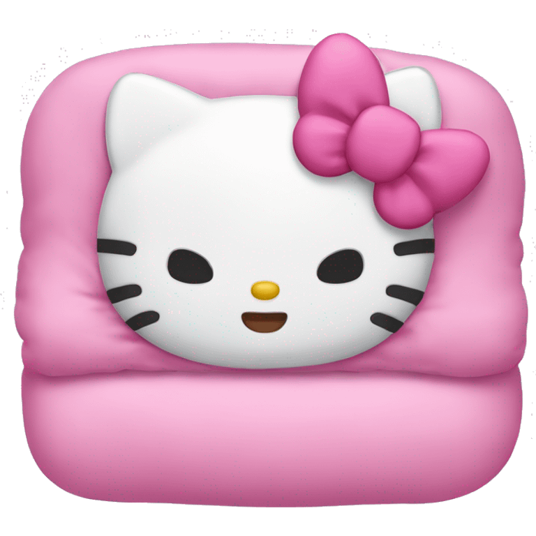 Hello kitty sleeping emoji