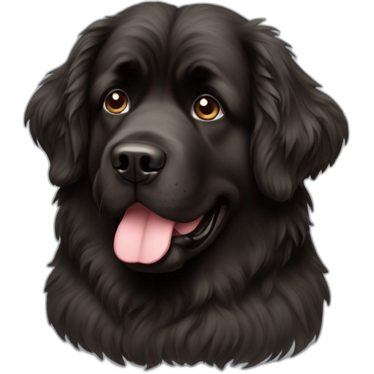 Newfoundland dog emoji