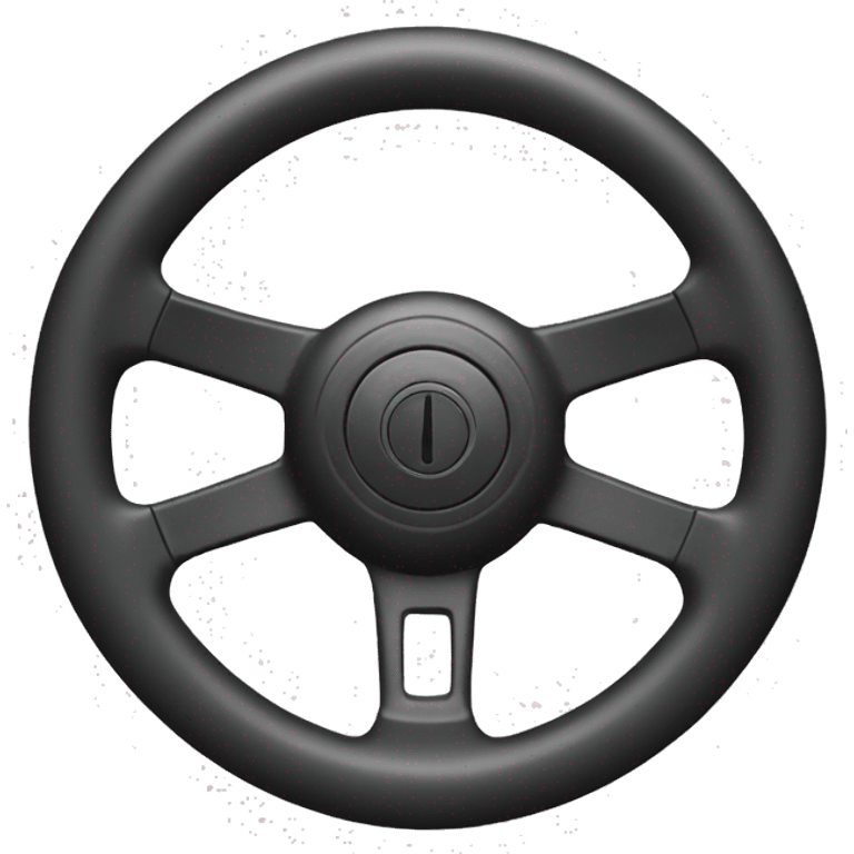 car steering wheel emoji