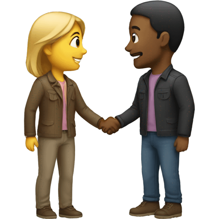 two people meeting  emoji