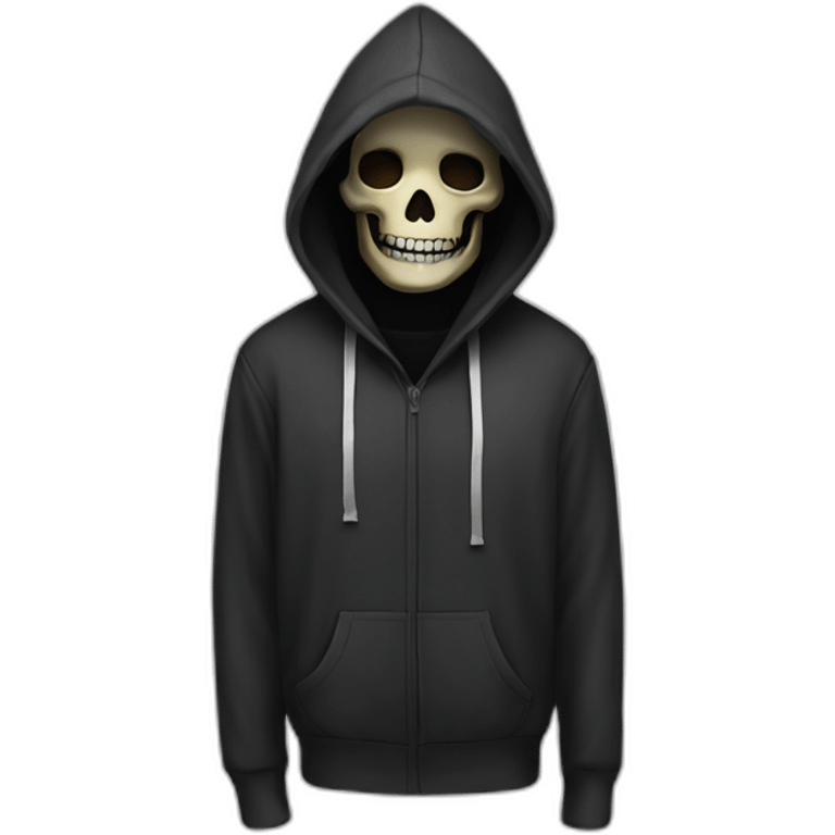 Death with hoodie  emoji