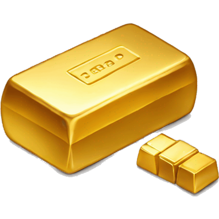 small gold bar emoji