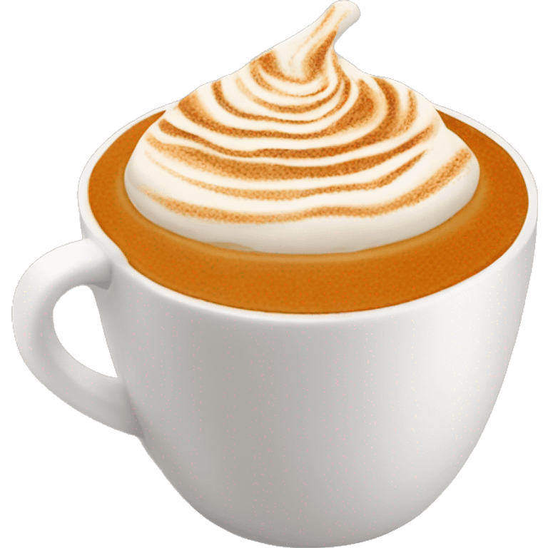 Pumpkin spice latte emoji