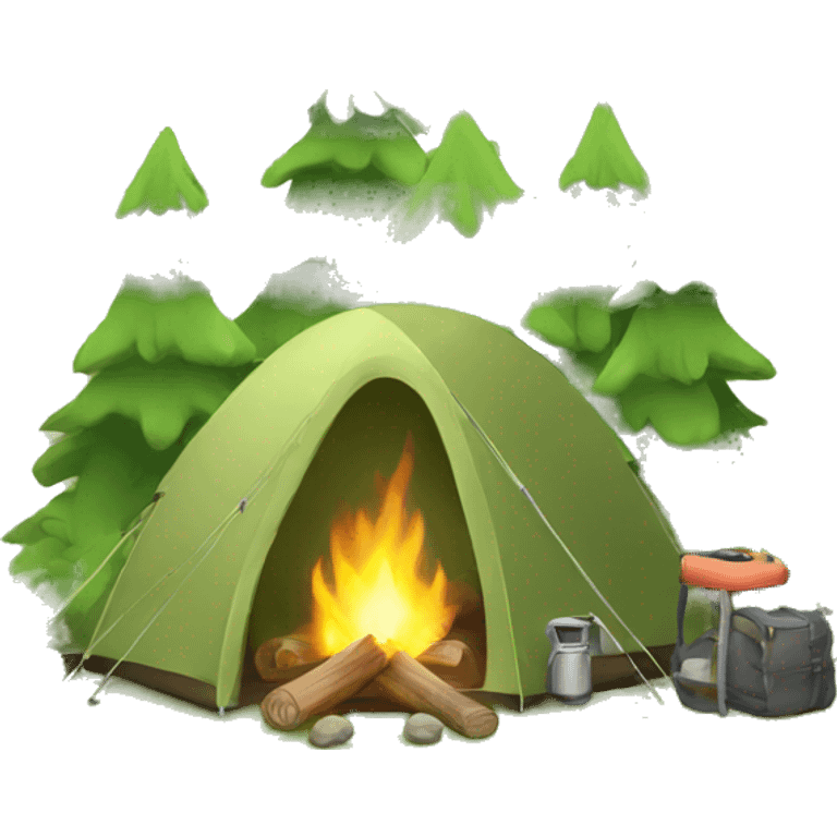 camping  emoji