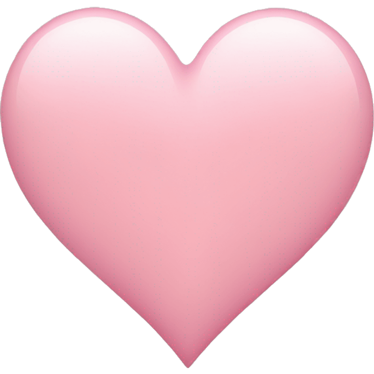 light pink heart emoji