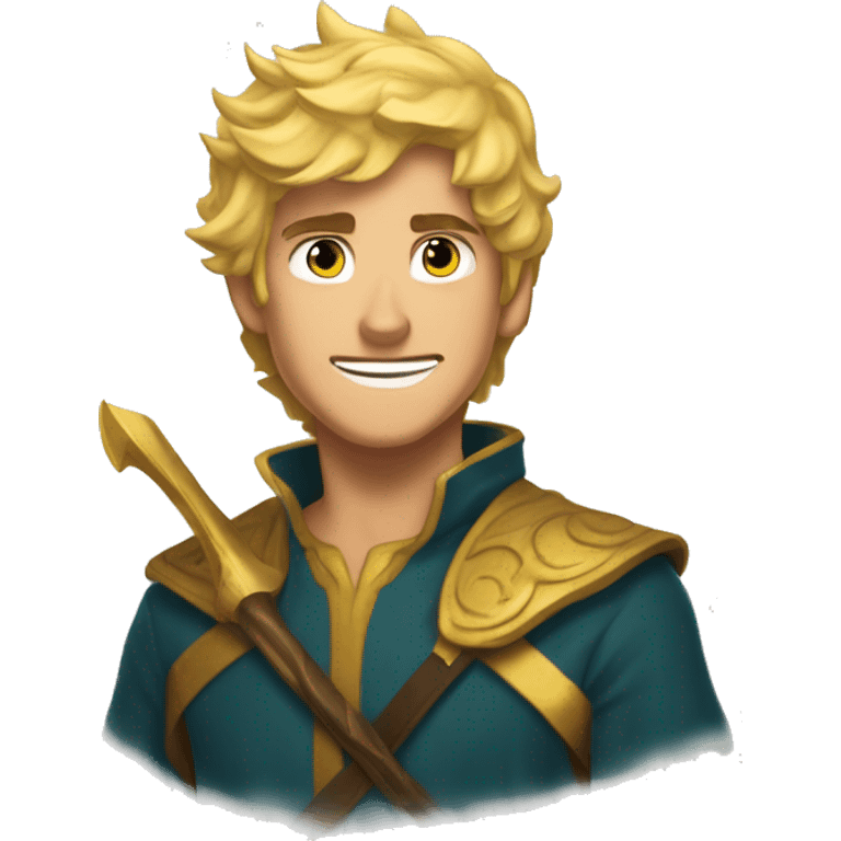 Percy jackson golden dracma emoji